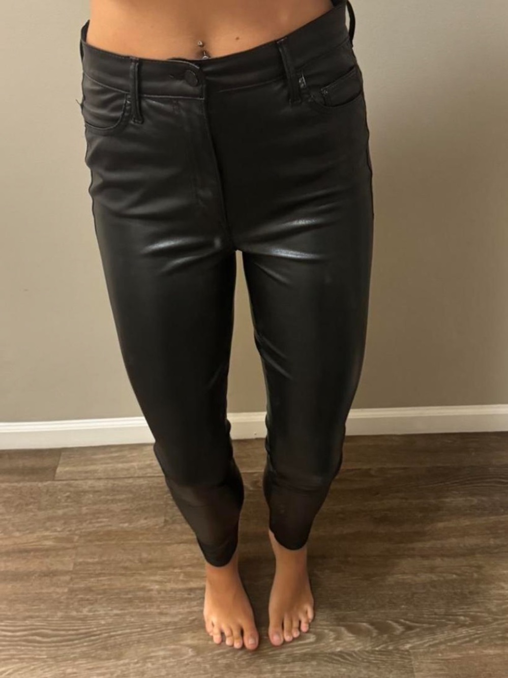 Mother Denim Super Swooner Faux Leather Pants